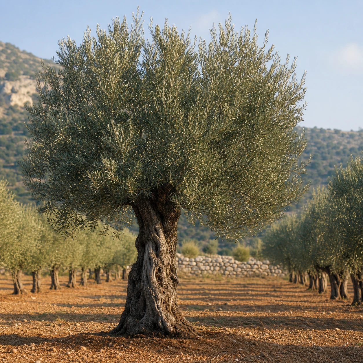 Olgun zeytin ağacı